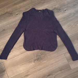American Apparel Knitted Cropped Sweater